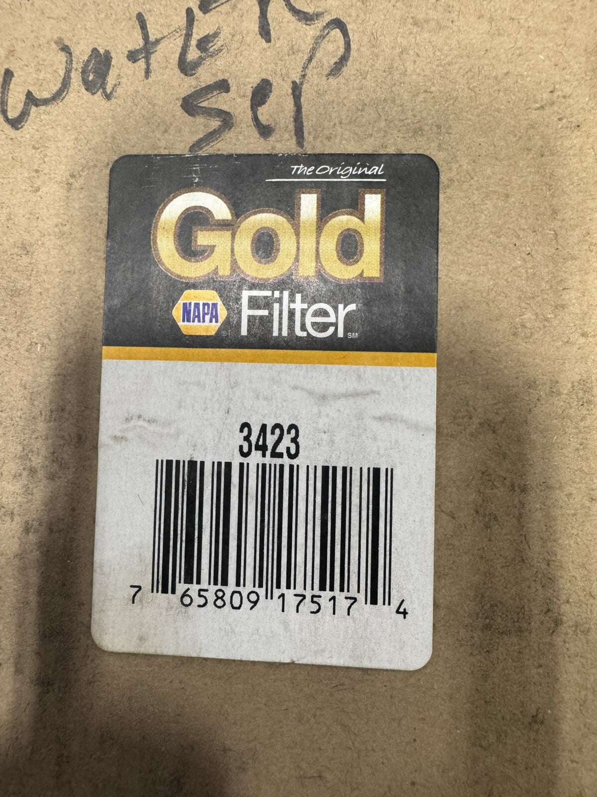 NAPA Fuel Water Separator Filter 3423 33423