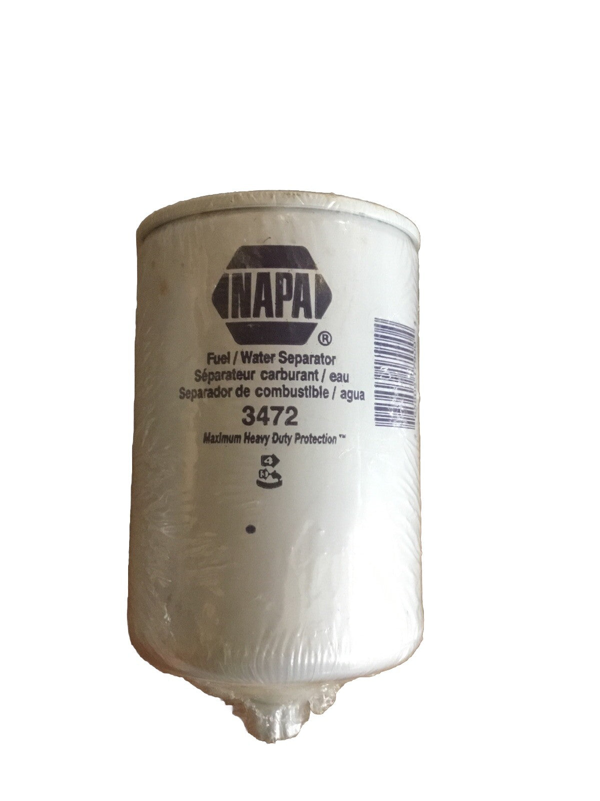 NAPA 3472 Fuel Water Separator Filter Spin-On