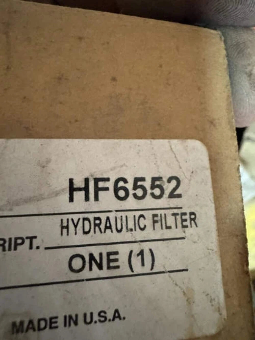 Fleetguard HF6552 Hydraulic Filter – Genuine OEM Replacement Part