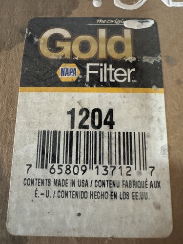 NAPA 1204 Oil Filter – Reliable OEM Engine Filter Replacement