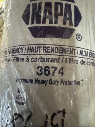 NAPA PART# 3674 FUEL FILTER