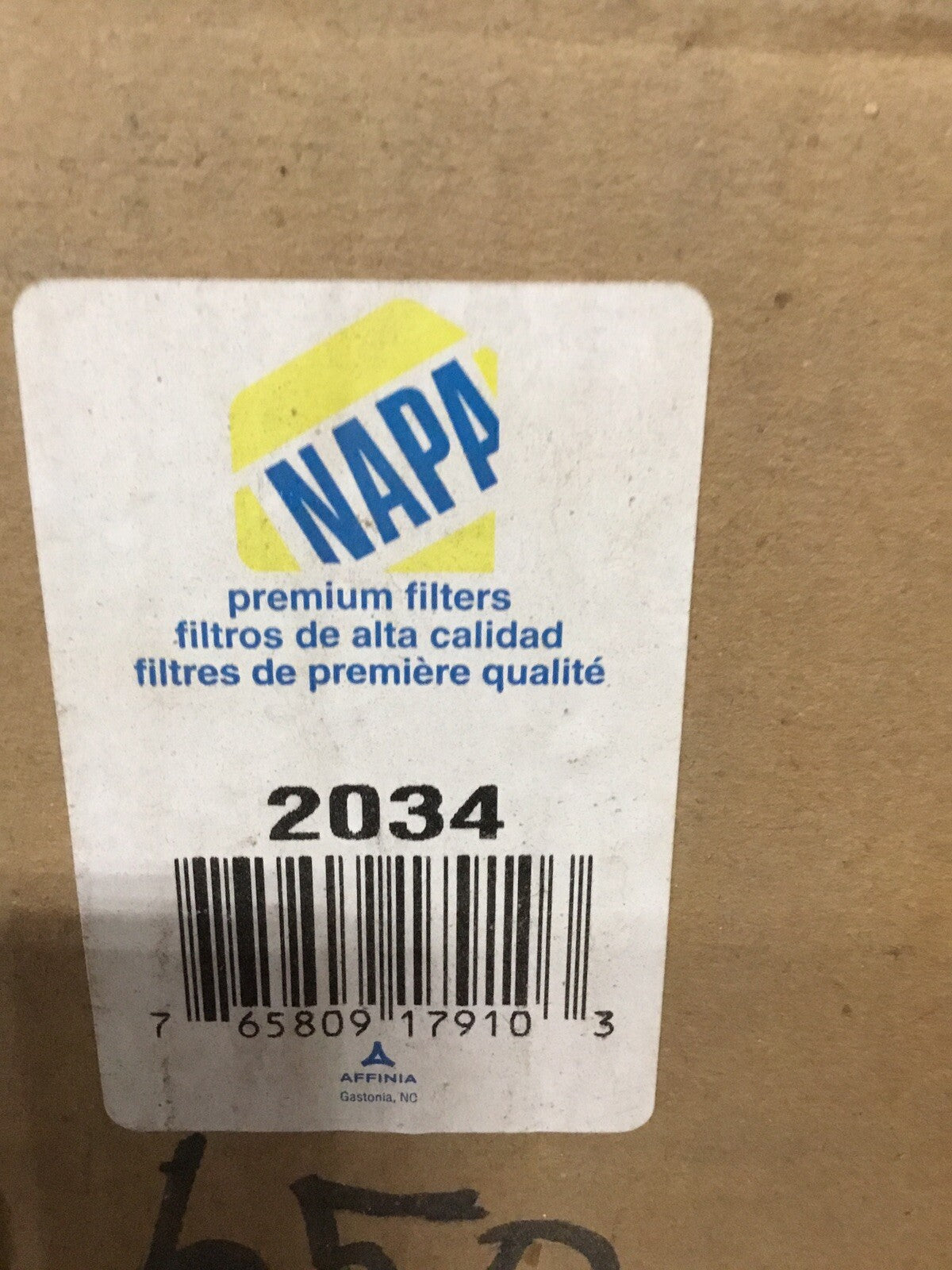 *NEW* 2034 Napa Gold Air Filter