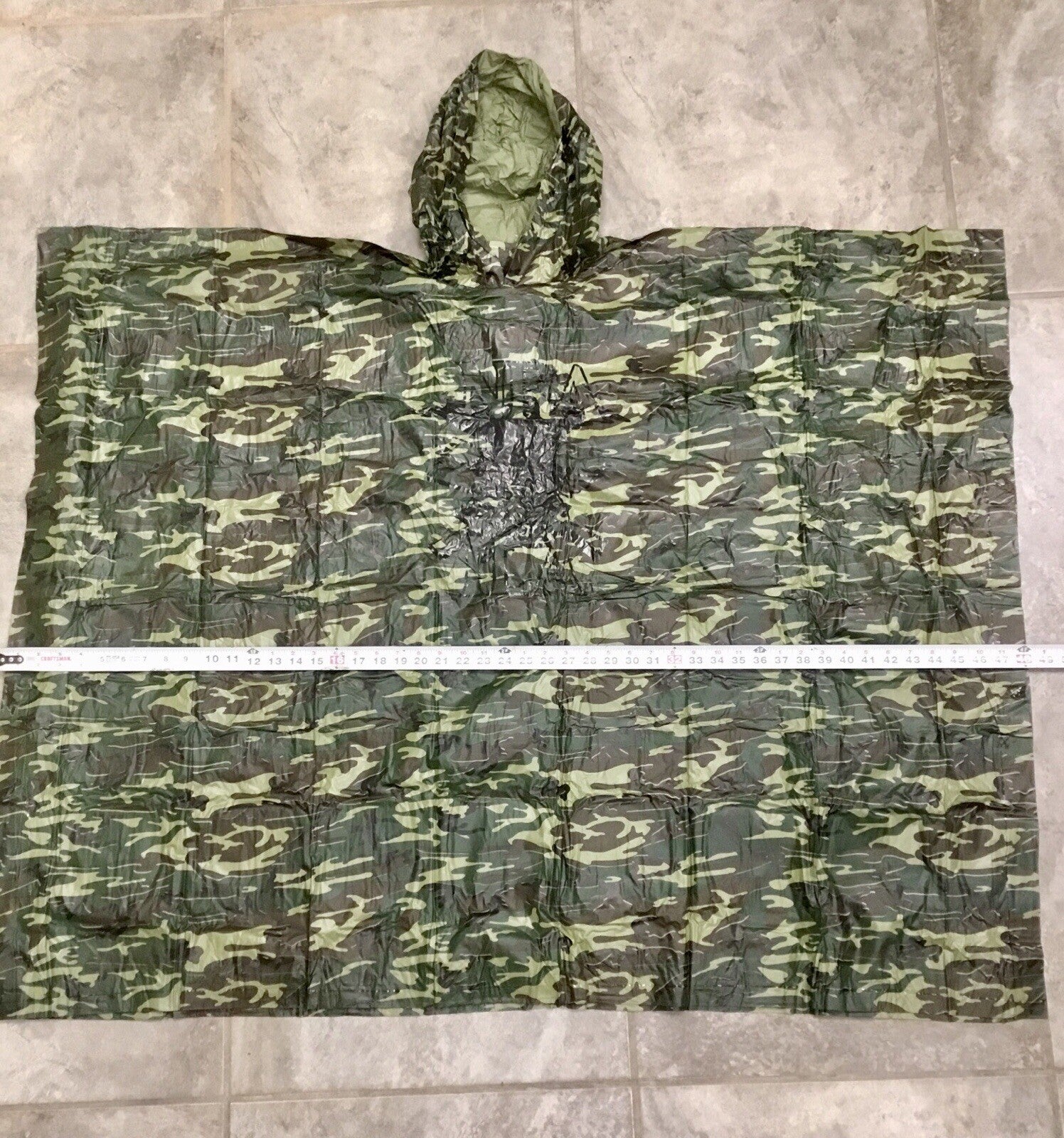 NRA Rainfair Rain Coat / Parka Poncho – Camouflage, Universal Size, Unisex