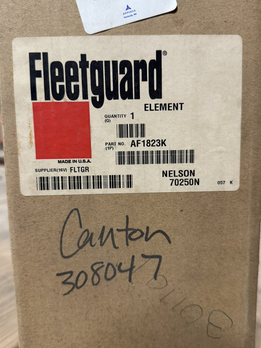 Fleetguard AF1823K Air Filter – Heavy-Duty Diesel Engine Replacement