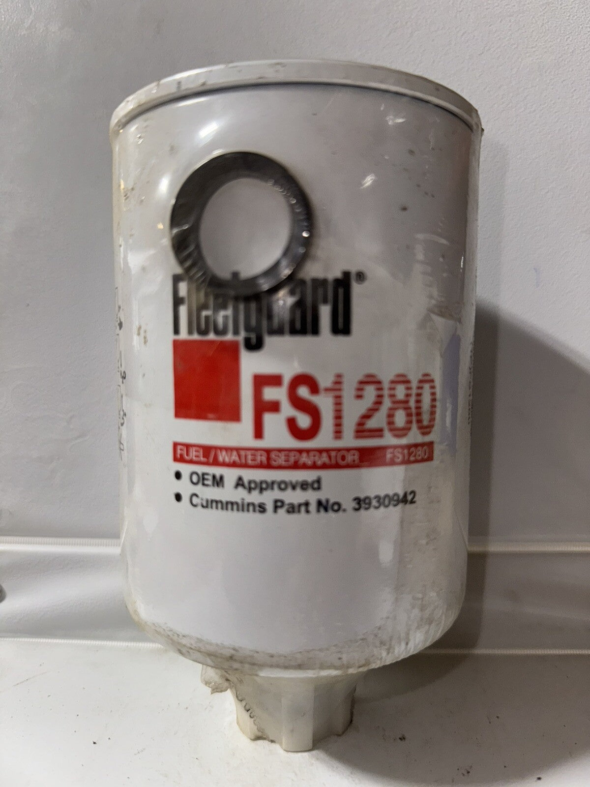 Fleetguard FS1280 Fuel/Water Separator Spin-On Filter