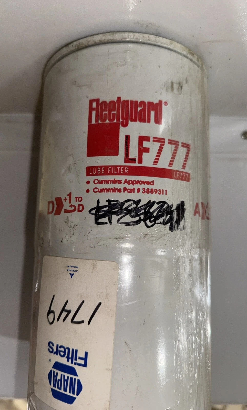 Fleetguard LF777 Lube (Oil) Filter — By-Pass Spin-On
