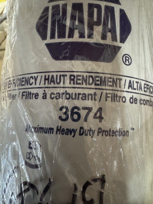 NAPA PART# 3674 FUEL FILTER