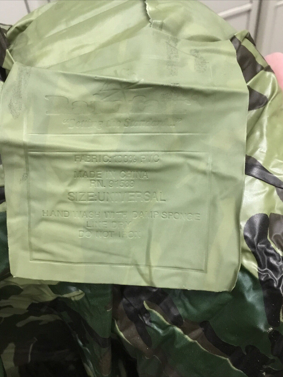 NRA Rainfair Rain Coat / Parka Poncho – Camouflage, Universal Size, Unisex