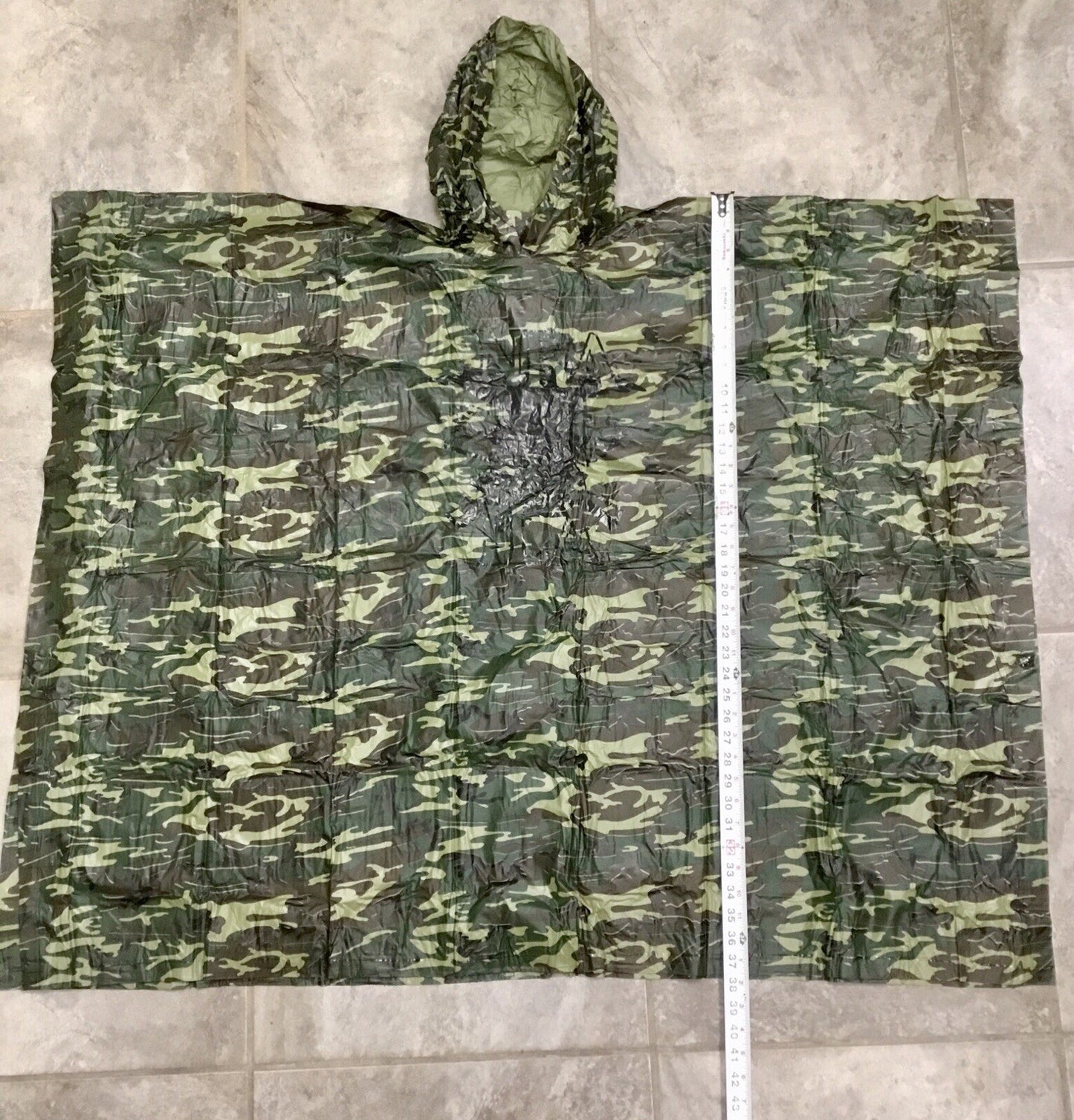 NRA Rainfair Rain Coat / Parka Poncho – Camouflage, Universal Size, Unisex