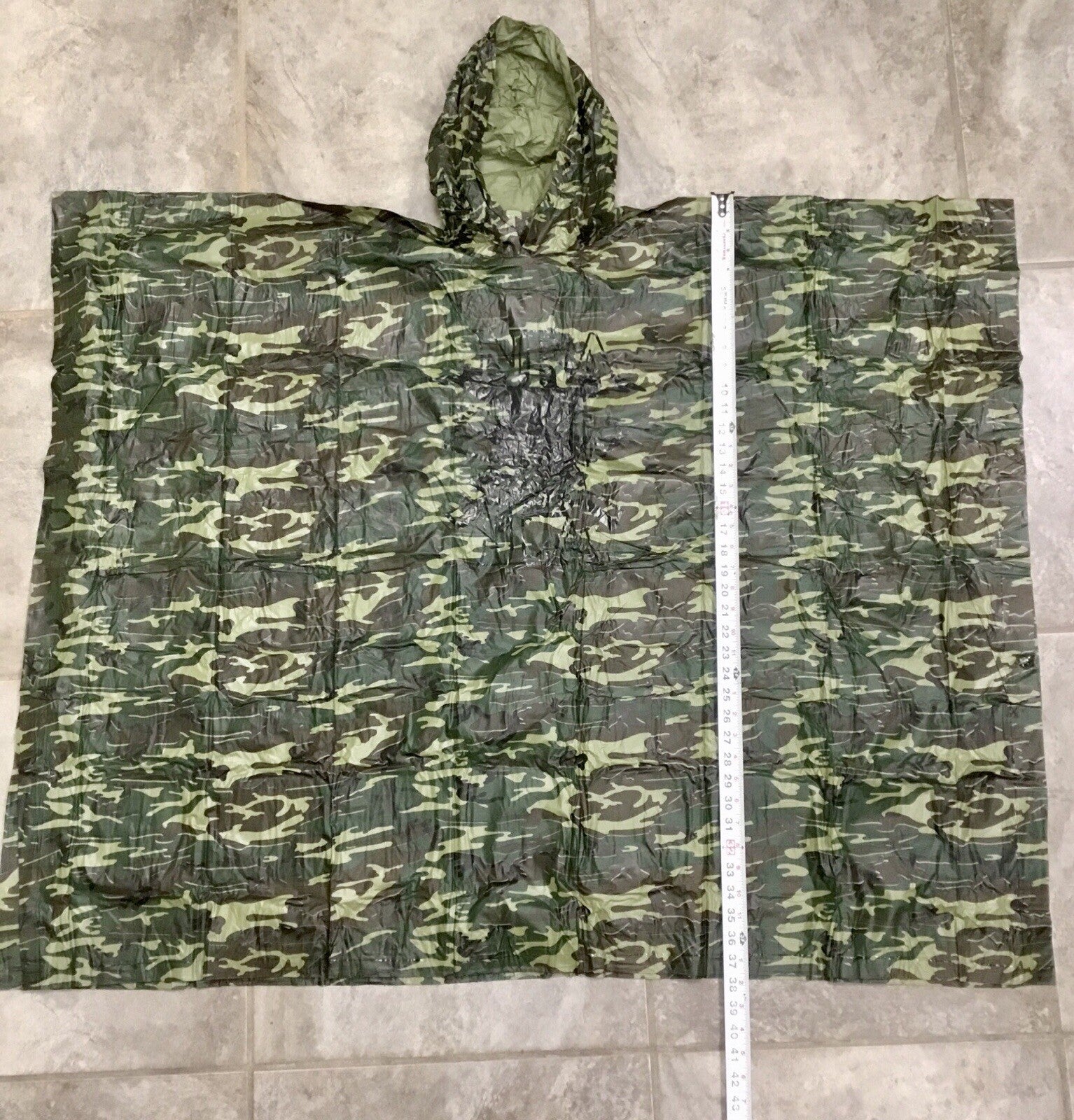 NRA Rainfair Rain Coat / Parka Poncho – Camouflage, Universal Size, Unisex