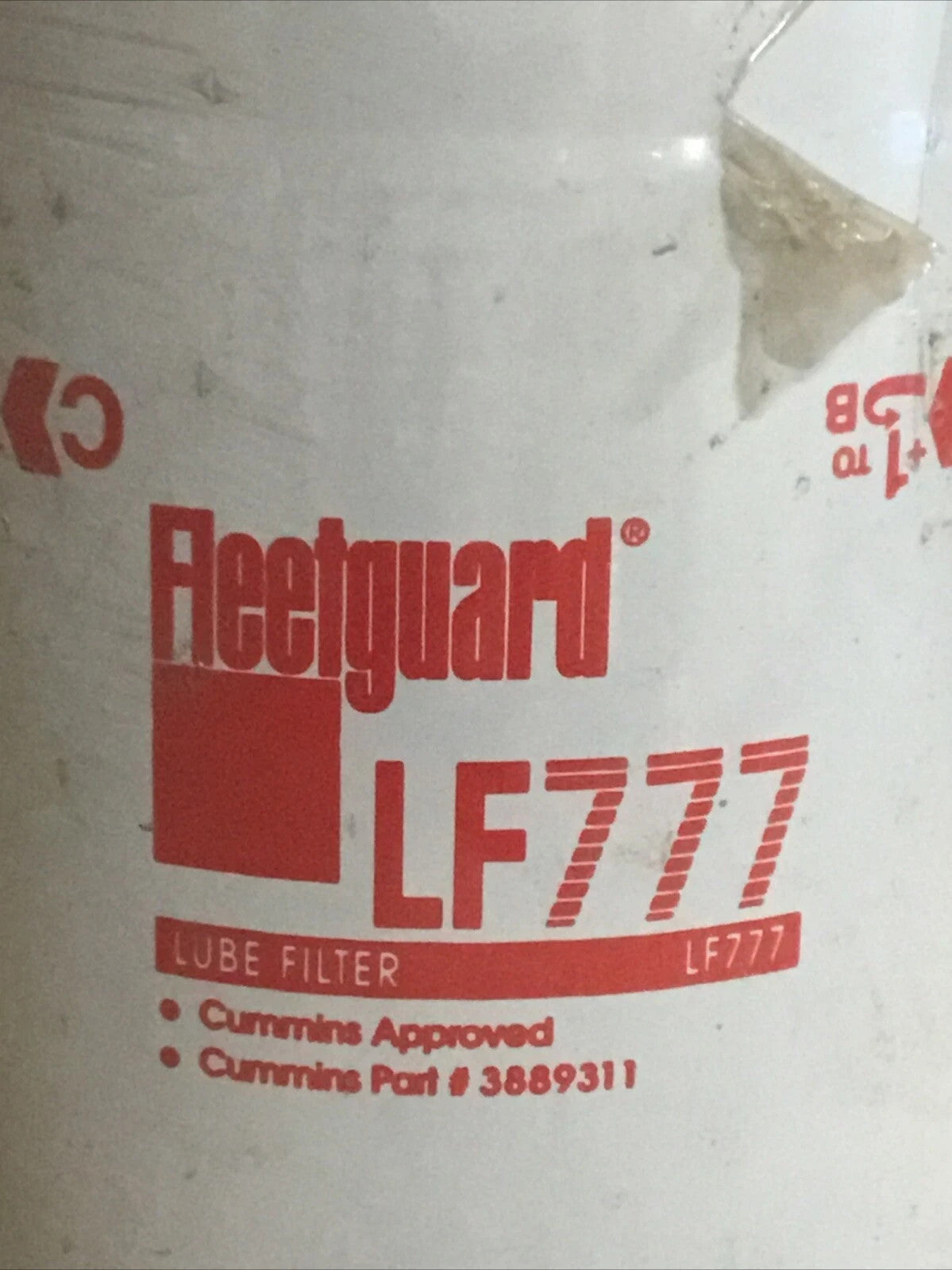 Fleetguard LF777 Lube (Oil) Filter — By-Pass Spin-On