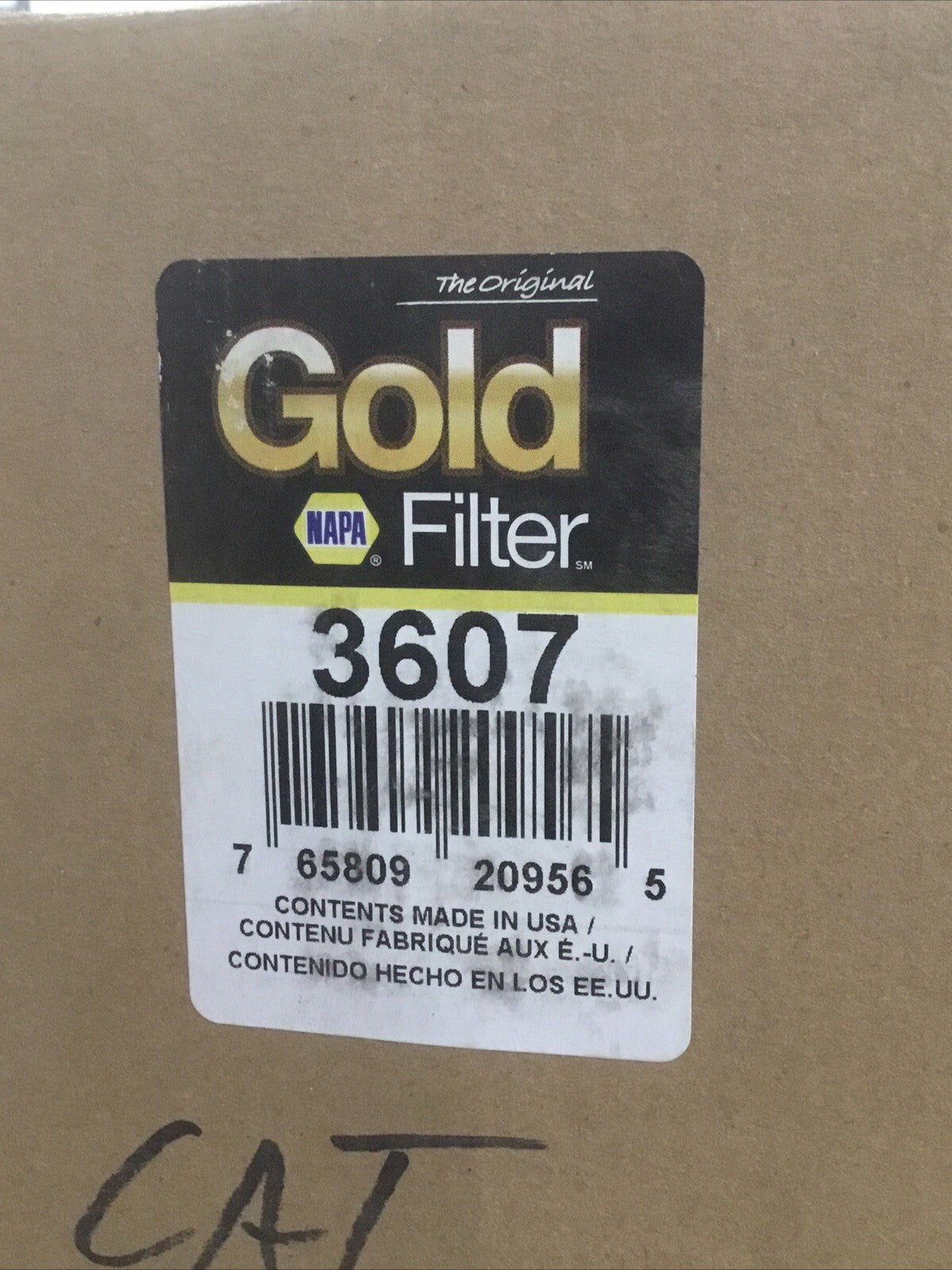 NAPA Gold 3607 Fuel Filter Genuine OEM Replacement for Diesel Gas Engines New
