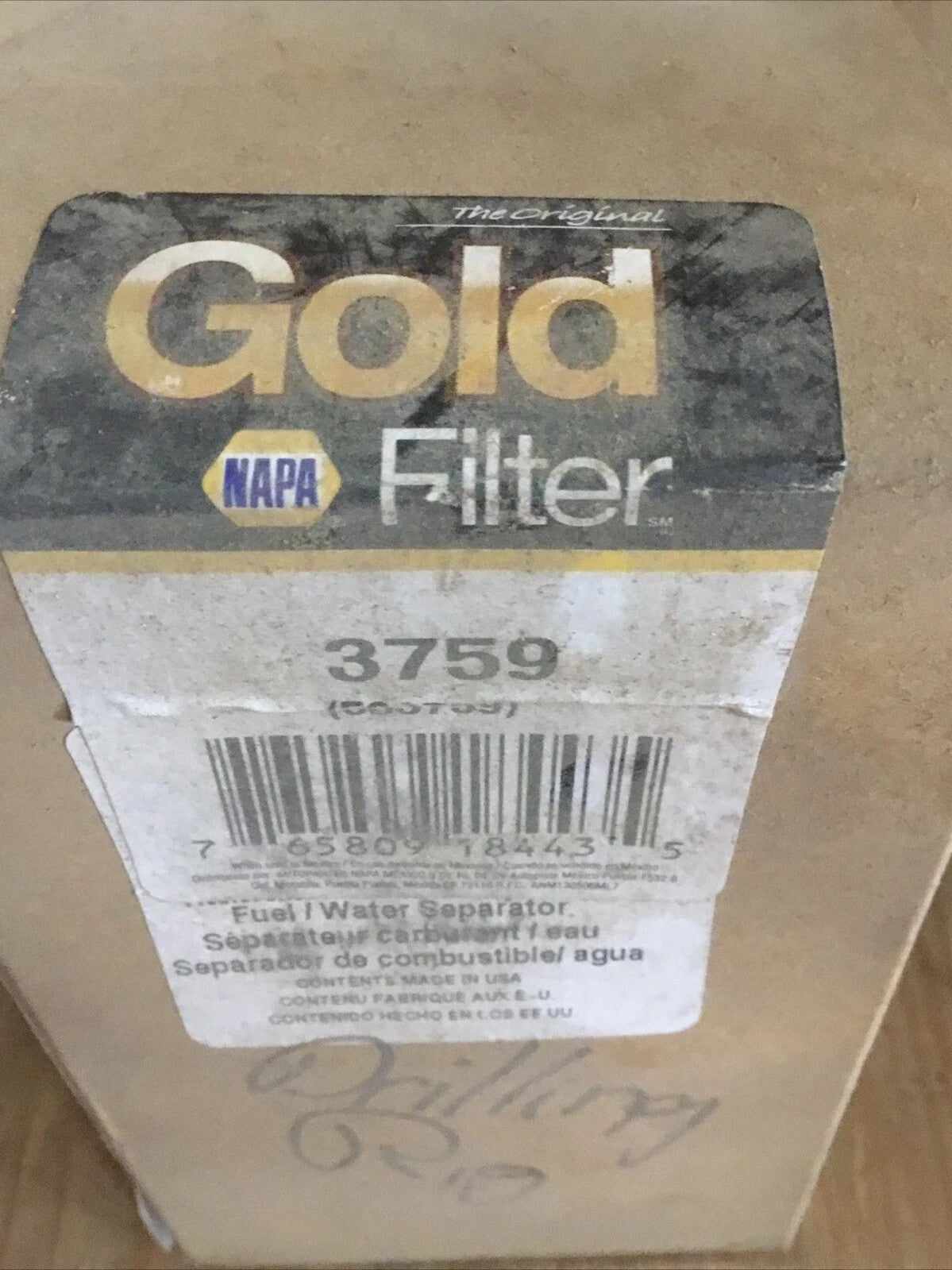 NAPA 3759 (533759) Fuel Filter Water Separator