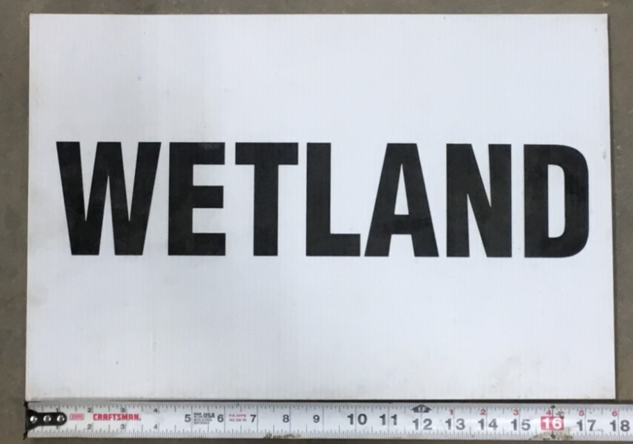 Wetland Sign