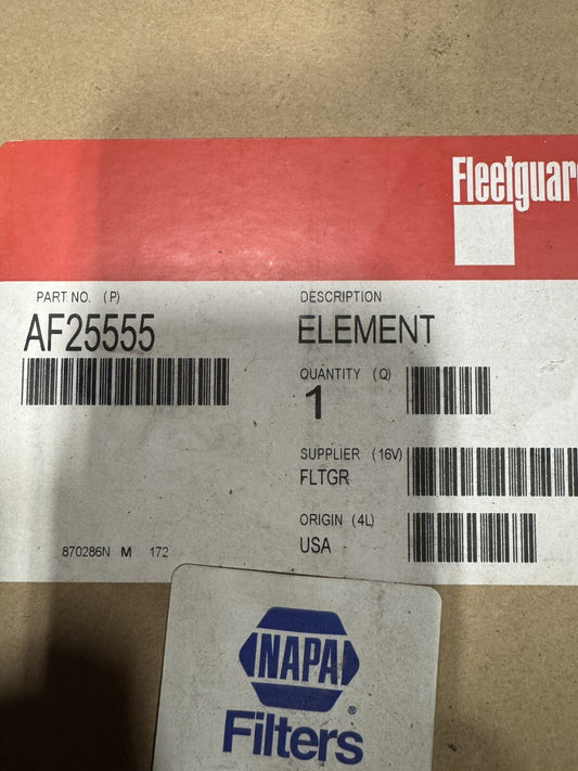 Fleetguard AF25555 Air Filter – OEM Heavy-Duty Diesel Engine Filter