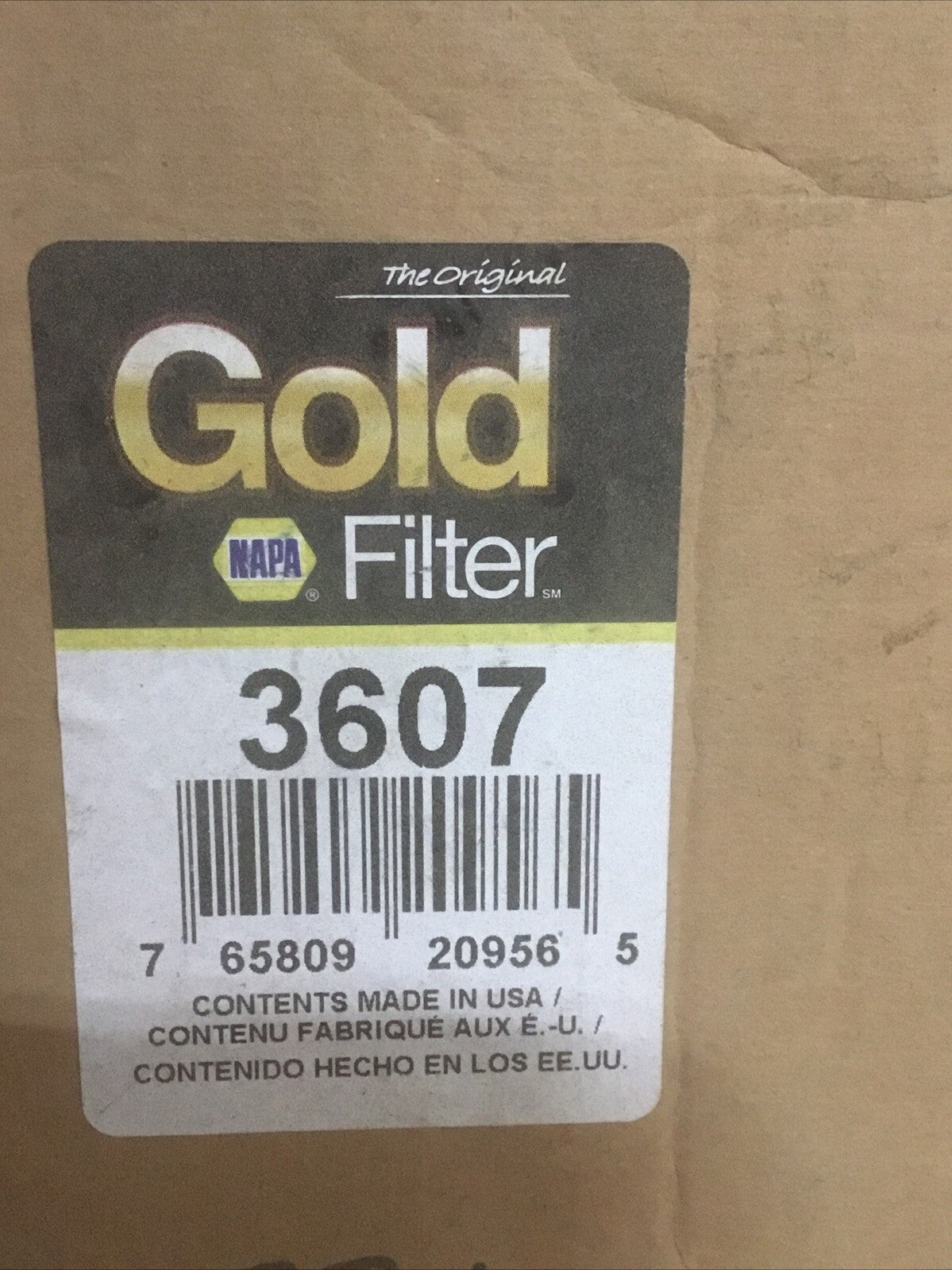 Napa Gold 3607 Fuel Filter New.