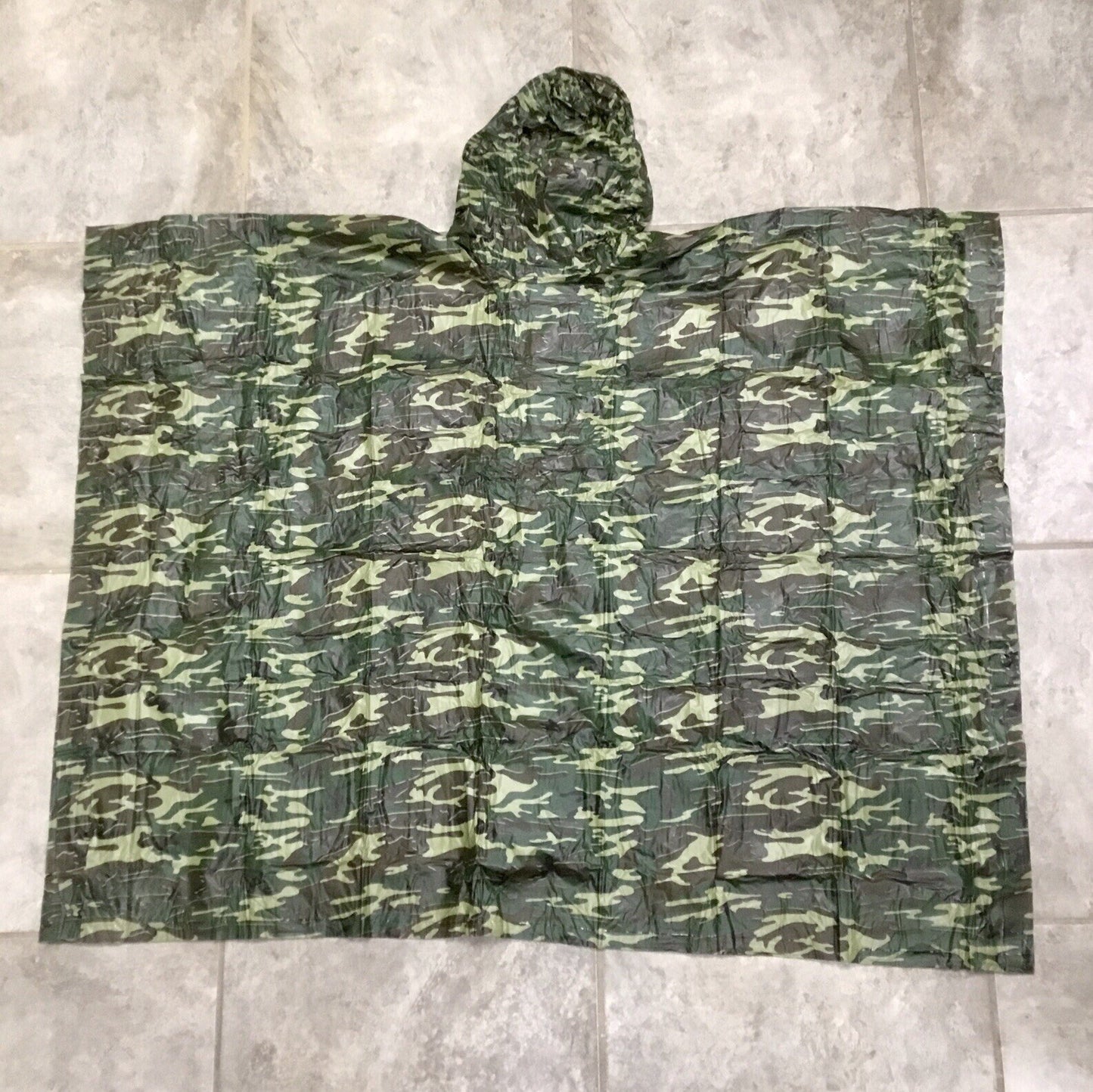 NRA Rainfair Rain Coat / Parka Poncho – Camouflage, Universal Size, Unisex