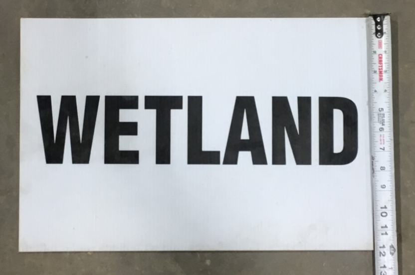 Wetland Sign