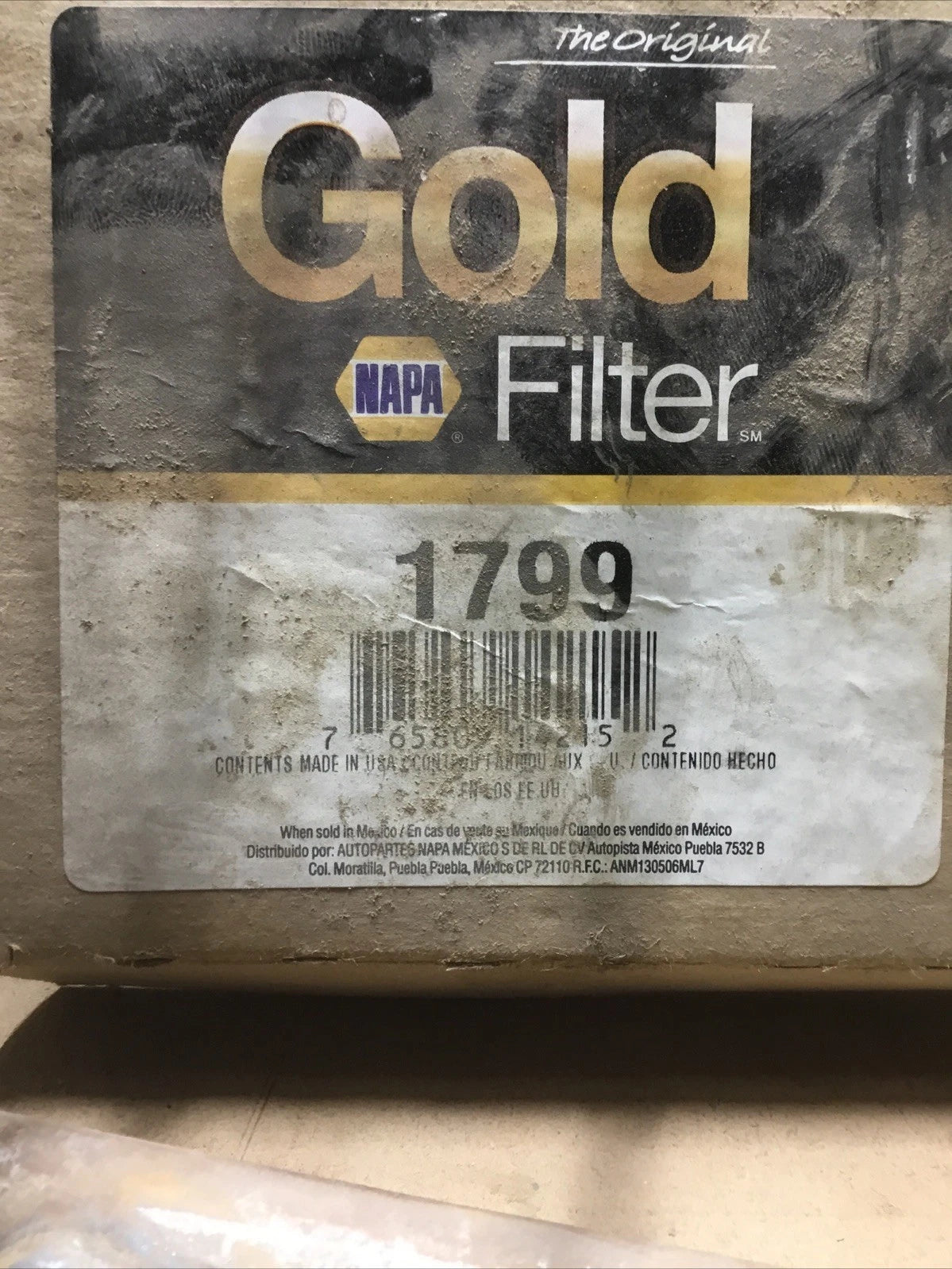New NAPA Gold 1799 Spin on Oil Filter