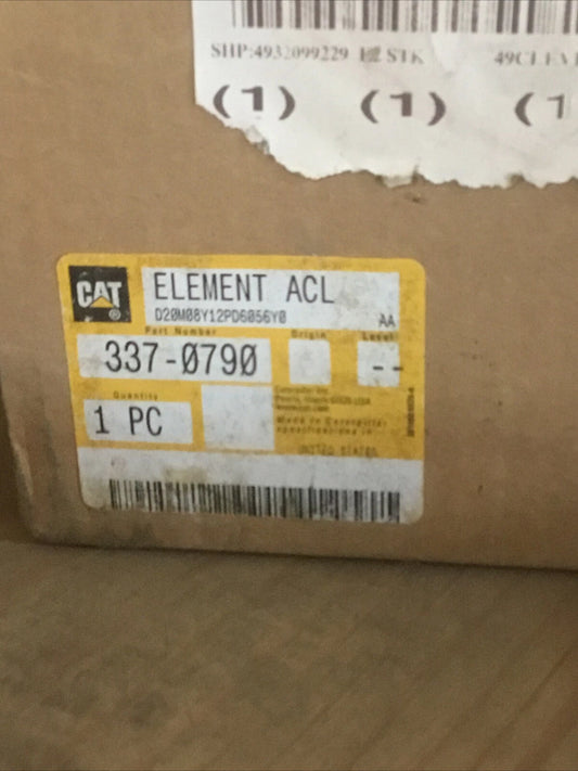 New NOS CAT Air Filter Element Assembly 337-0790