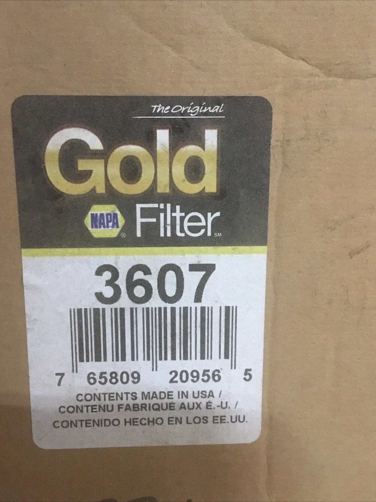 Napa Gold 3607 Fuel Filter New.