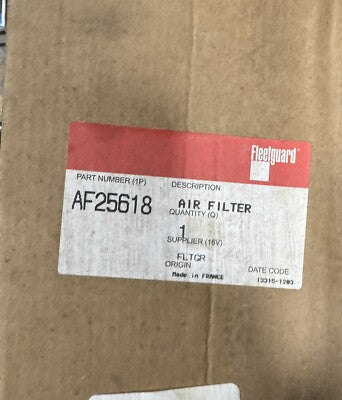 Fleetguard AF25618 Air Filter – High Efficiency Heavy Equipment Replacement
