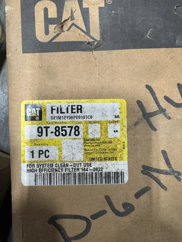 CAT Caterpillar Forest Tractor Wheel Loader Hydraulic Oil Filter 9T-8578 OEM New