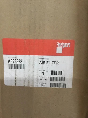 Fleetguard Air Filter AF26363 - Cummins Replacement Part, RS4634